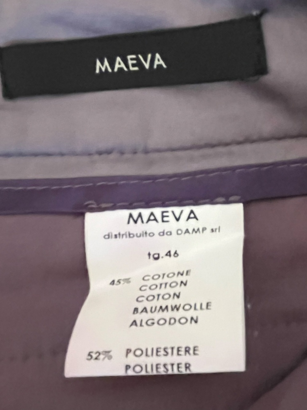 MAEVA belted skirt size (Italian) 46/US M Made in Italy - Picture 3 of 4